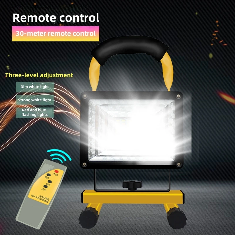 LED Rechargeable Floodlight Outdoor Emergency Tent Camping Light for Camping, Night Markets, Stalls Portable Handheld Lantern
LED Rechargeable Floodlight Outdoor Emergency Tent Camping Light for Camping, Night Markets, Stalls Portable Handheld Lantern