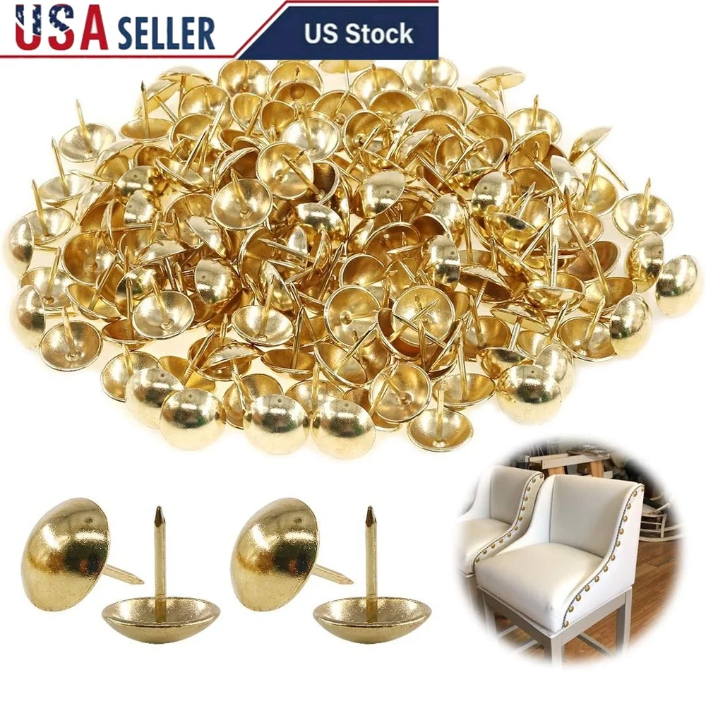 200Pcs Antique Upholstery Tacks Furniture Nails Pins Assortment DIY Projects Cork Board Craft Tools Garden Decor
200Pcs Antique Upholstery Tacks Furniture Nails Pins Assortment DIY Projects Cork Board Craft Tools Garden Decor