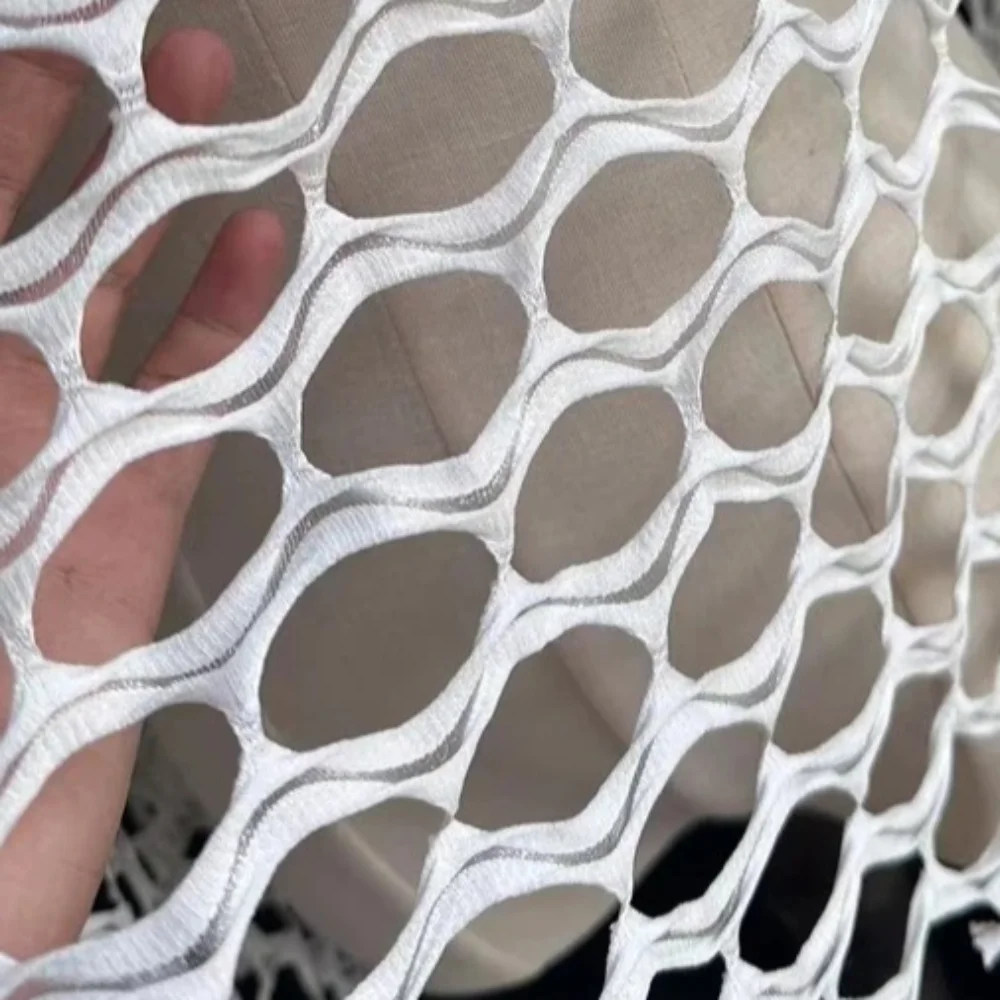 Black White Elastic Grid Hollow Fabric Accessories Stage Diy Graduation Clothing Design Cloth Fabrics By The Meter
Black White Elastic Grid Hollow Fabric Accessories Stage Diy Graduation Clothing Design Cloth Fabrics By The Meter