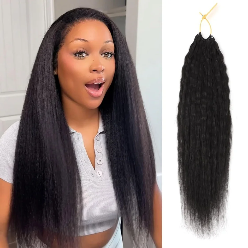 Наращивание волос крючком: прямые волосы Kinky Straight, предварительно разделенные, без узлов, с нитью посередине, объемные, натуральные человеческие волосы
Наращивание волос крючком: прямые волосы Kinky Straight, предварительно разделенные, без узлов, с нитью посередине, объемные, натуральные человеческие волосы 