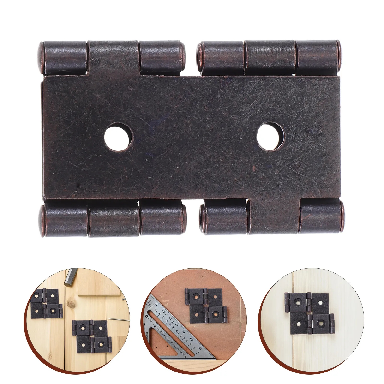 10Pcs Sturdy Iron Hinges Heavy Duty Swinging Door Hinges for Wooden Doors Windows Folding Screens Cabinets Bookshelves Security
10Pcs Sturdy Iron Hinges Heavy Duty Swinging Door Hinges for Wooden Doors Windows Folding Screens Cabinets Bookshelves Security