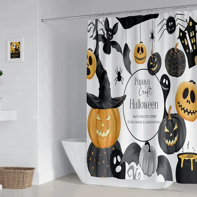 JHB 232022 Halloween new shower curtain household toilet partition waterproof pumpkin with hook9Kj(
JHB 232022 Halloween new shower curtain household toilet partition waterproof pumpkin with hook9Kj(
