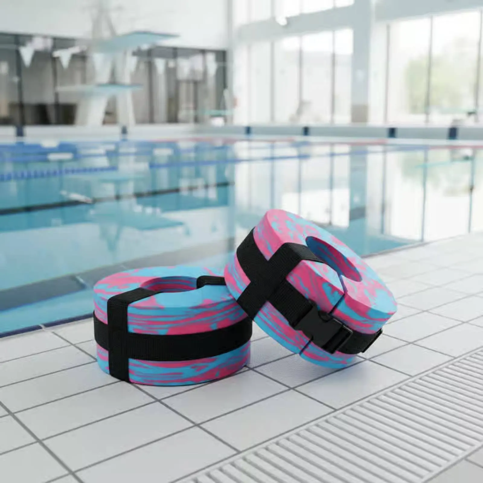 2 Pieces EVA Swim Arm Cuff Lightweight Foam Arm Buoyancy Aid Cuff Swim Training Cuff Water Resistant Adjustable Fit for Adults
2 Pieces EVA Swim Arm Cuff Lightweight Foam Arm Buoyancy Aid Cuff Swim Training Cuff Water Resistant Adjustable Fit for Adults
