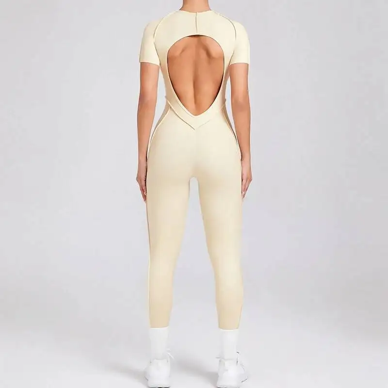 Backless One Piece Suit Sports Jumpsuit Yoga Clothes Casual Bodysuits Tracksuit Women Workout Rompers Female
Backless One Piece Suit Sports Jumpsuit Yoga Clothes Casual Bodysuits Tracksuit Women Workout Rompers Female