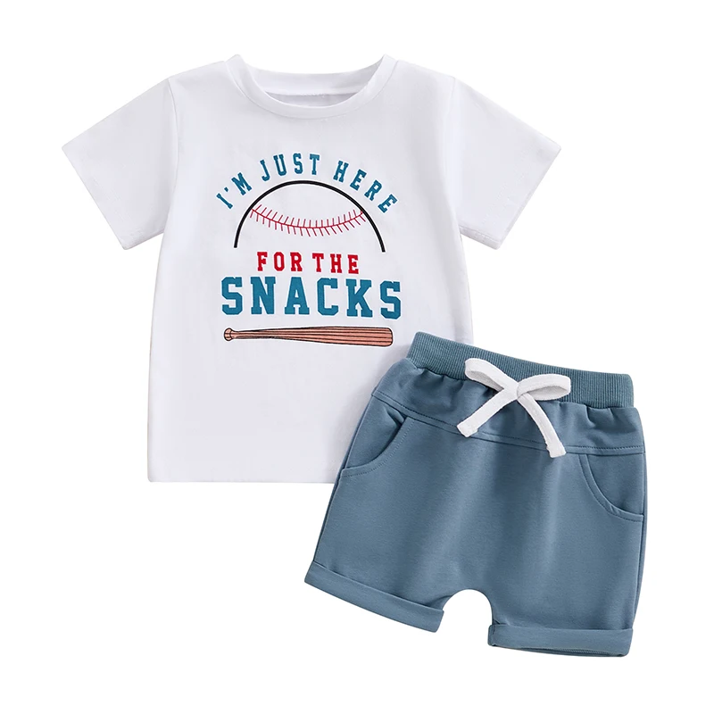 Toddler Baby Boy Summer Outfit Short Sleeve Letter Print T Shirt Top and Casual Shorts Set Cute Infant Newborn Clothes
Toddler Baby Boy Summer Outfit Short Sleeve Letter Print T Shirt Top and Casual Shorts Set Cute Infant Newborn Clothes