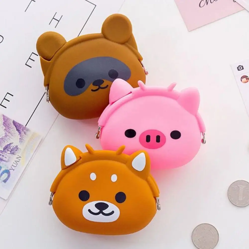 Casual Solid Color Cartoon Silicone Coin Purse Mini INS Small Animal Wallet Waterproof Portable Data Cable Storage Bag Outdoor
Casual Solid Color Cartoon Silicone Coin Purse Mini INS Small Animal Wallet Waterproof Portable Data Cable Storage Bag Outdoor