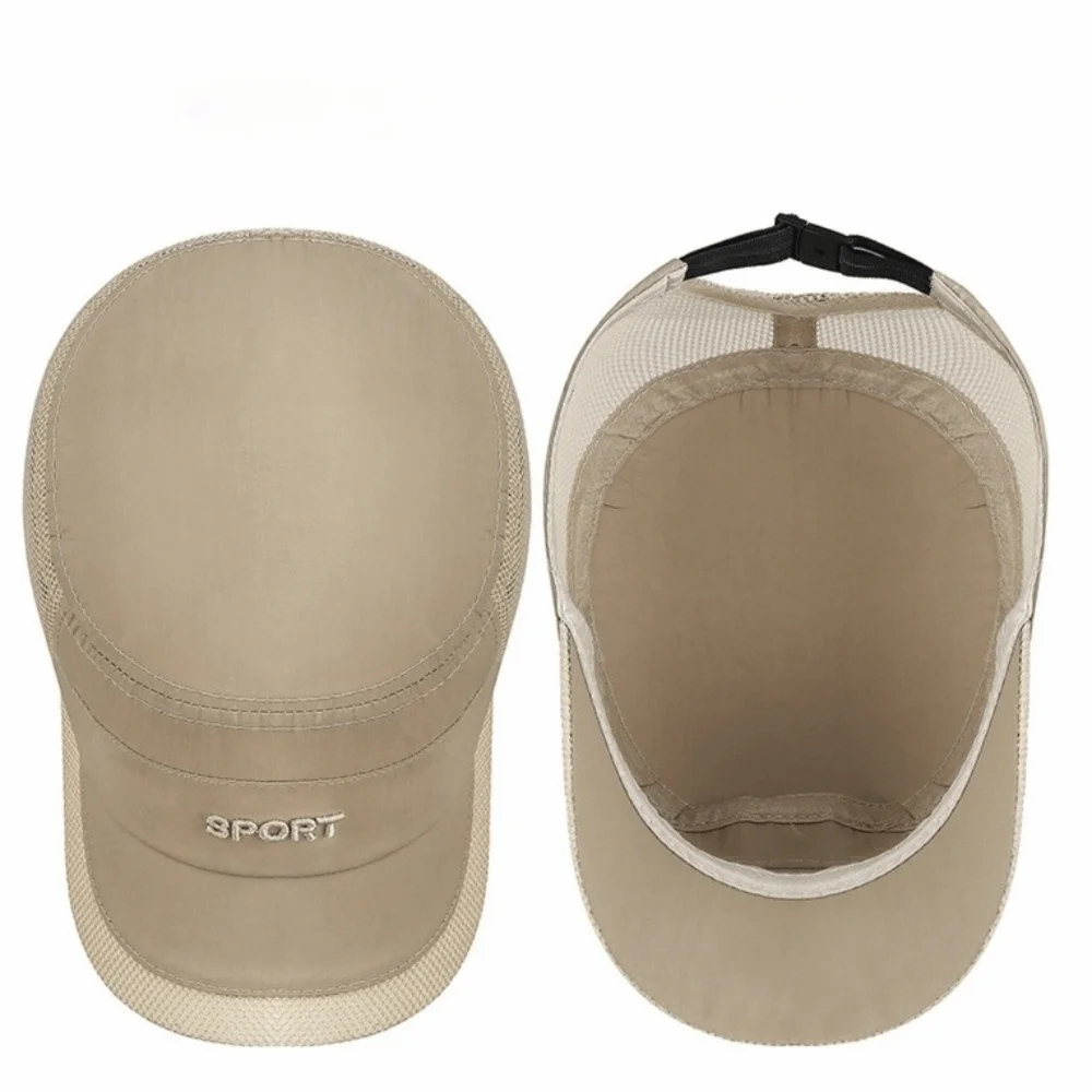 Стильная регулируемая кепка с плоским верхом для защиты от солнца, повседневная, сетчатая, дышащая, из полиэстера, быстросохнущая, для рыбалки
Стильная регулируемая кепка с плоским верхом для защиты от солнца, повседневная, сетчатая, дышащая, из полиэстера, быстросохнущая, для рыбалки