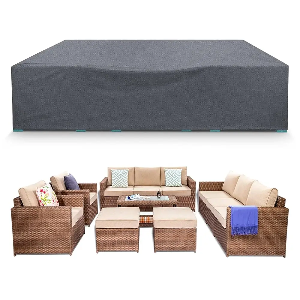 Patio Furniture Covers,500D Heavy Duty Waterproof For Outdoor Square And Re Patio Table And Chair Covers,Grey-110""L X 84""W X
Patio Furniture Covers,500D Heavy Duty Waterproof For Outdoor Square And Re Patio Table And Chair Covers,Grey-110""L X 84""W X