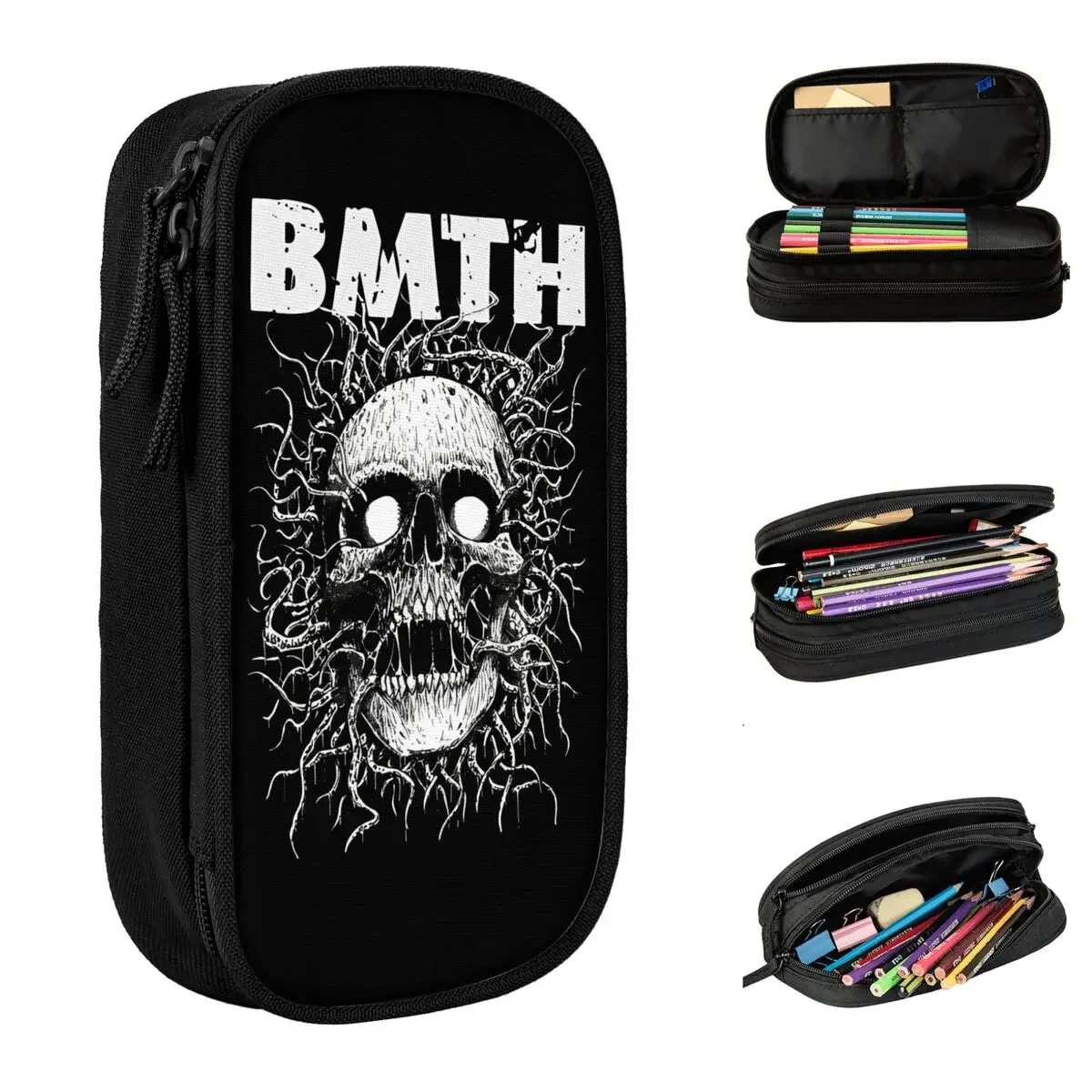 Bring Me The Horizons BMTH Vintage Pencil Case Lovely Pen Bag for Student Big Capacity Office Gifts Pencil Pouch
Bring Me The Horizons BMTH Vintage Pencil Case Lovely Pen Bag for Student Big Capacity Office Gifts Pencil Pouch