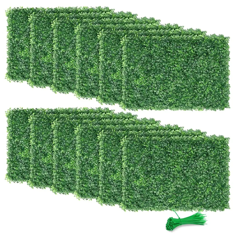 24""X16"" Artificial Boxwood Hedge Panels 12Pcs, Privacy Hedge Screen Faux Boxwood For Outdoor, Indoor, Garden, Fence, Backyard
24""X16"" Artificial Boxwood Hedge Panels 12Pcs, Privacy Hedge Screen Faux Boxwood For Outdoor, Indoor, Garden, Fence, Backyard