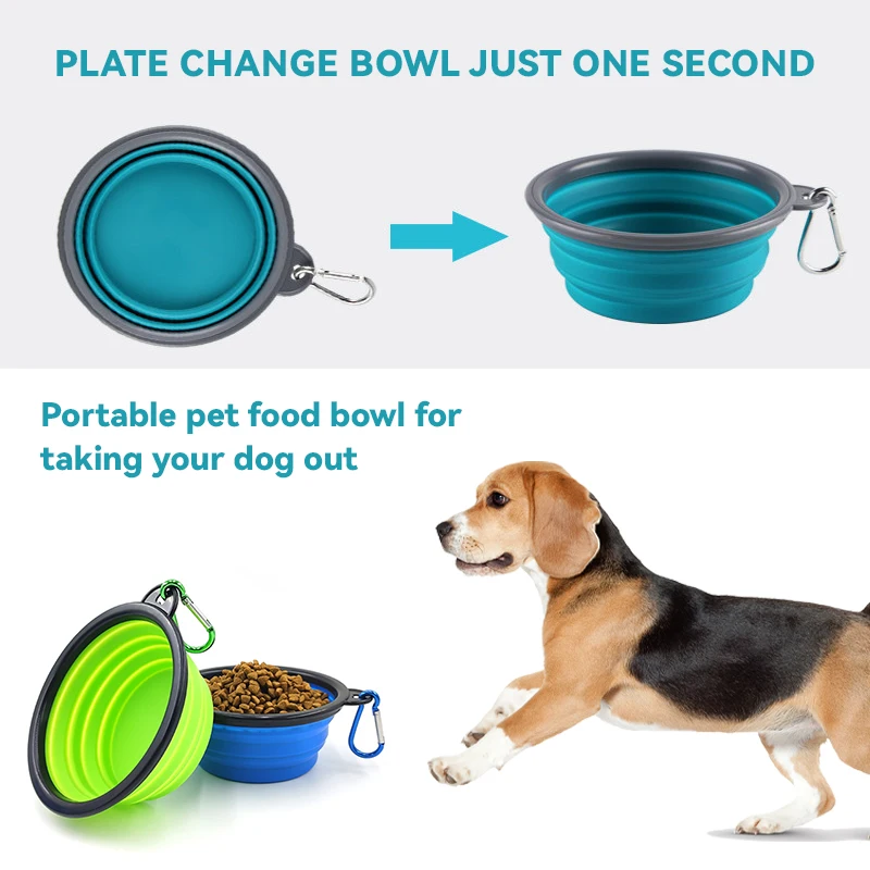 Folding Portable Silicone Dog Feeder Bowl 2 In 1 Pet Dispenser Outdoor Travel Dog Cat with Carabiner Bottle Food Water Container
Folding Portable Silicone Dog Feeder Bowl 2 In 1 Pet Dispenser Outdoor Travel Dog Cat with Carabiner Bottle Food Water Container