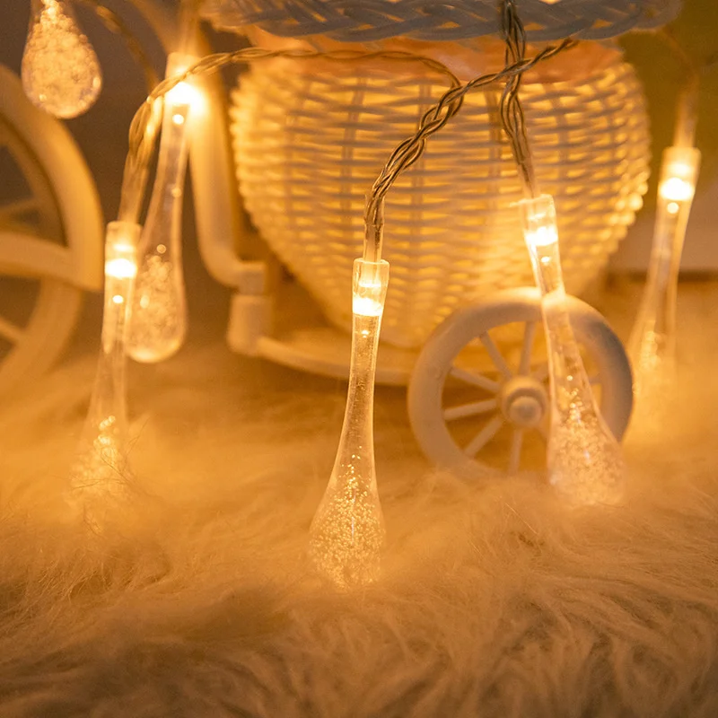 Outdoor Festoon Garland Lamp LED Waterdrop Crystal Ball String Light for Christmas Wedding Party Garden Ramadan Decoration 2025
Outdoor Festoon Garland Lamp LED Waterdrop Crystal Ball String Light for Christmas Wedding Party Garden Ramadan Decoration 2025