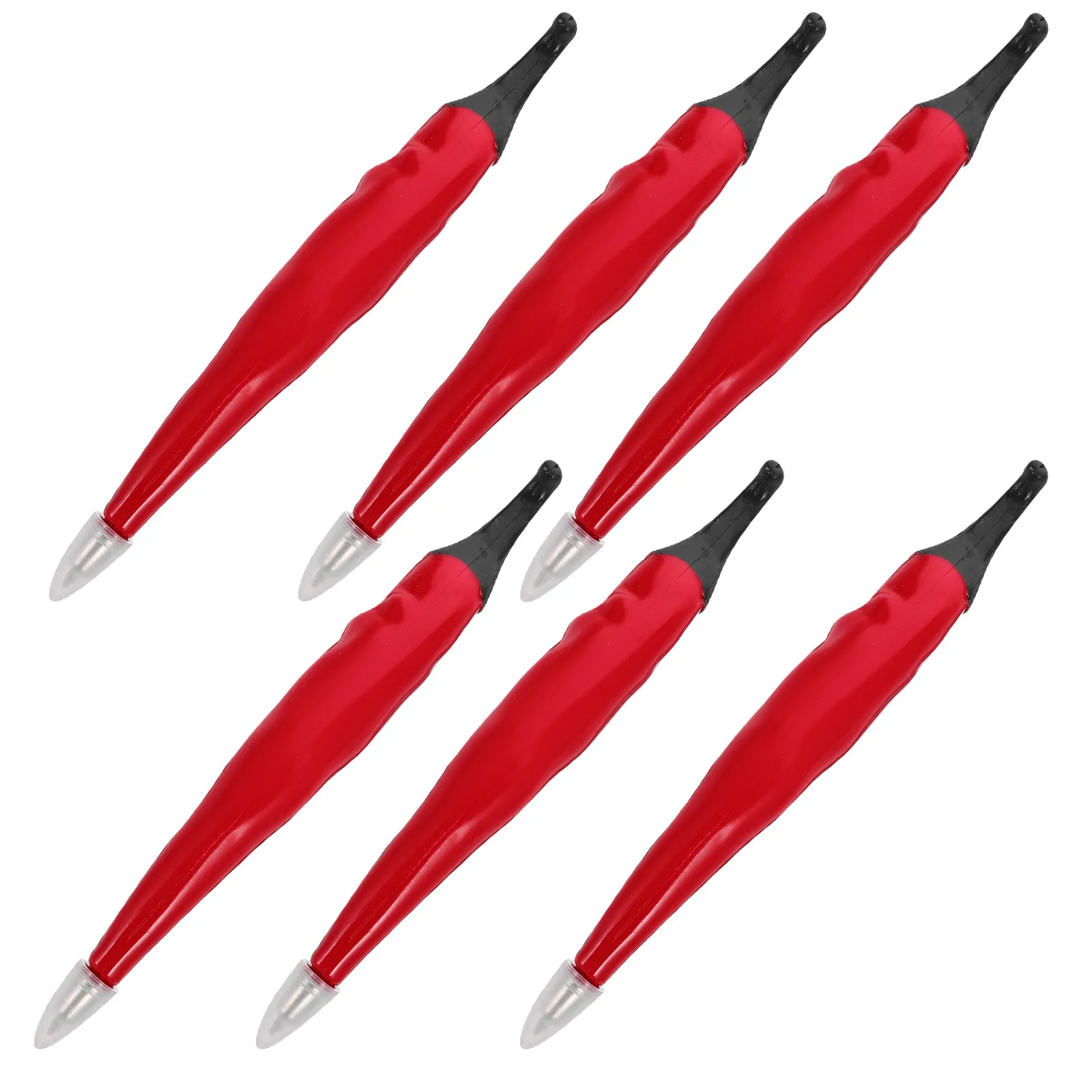 6Pcs Creative Ballpoint Pens Vegetable Shape Portable Writing Stationery Realistic Pepper Design Smooth Ink for Students Party
6Pcs Creative Ballpoint Pens Vegetable Shape Portable Writing Stationery Realistic Pepper Design Smooth Ink for Students Party