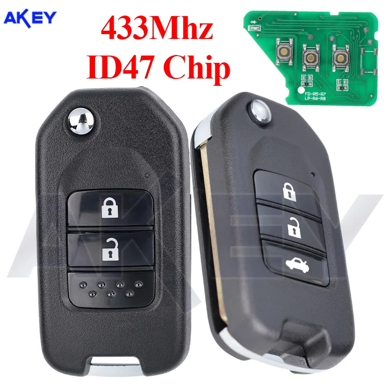 Автомобильный ключ с 2/3 кнопками, подходит для Honda Civic City CRV XR-V HR-V FRV Accord Jazz Vezel 433 МГц ID47 Чип TWB1G721 FCC: HLIK6-3T
Автомобильный ключ с 2/3 кнопками, подходит для Honda Civic City CRV XR-V HR-V FRV Accord Jazz Vezel 433 МГц ID47 Чип TWB1G721 FCC: HLIK6-3T