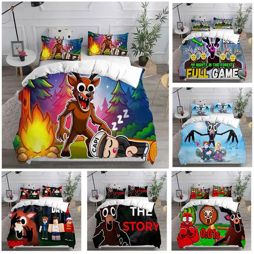 99 Nights in the Forest Bedding Sets Comforter Quilt Bed Cover Duvet Cover Pillow Case 2-3 Pieces Sets Kids Adult Size
99 Nights in the Forest Bedding Sets Comforter Quilt Bed Cover Duvet Cover Pillow Case 2-3 Pieces Sets Kids Adult Size