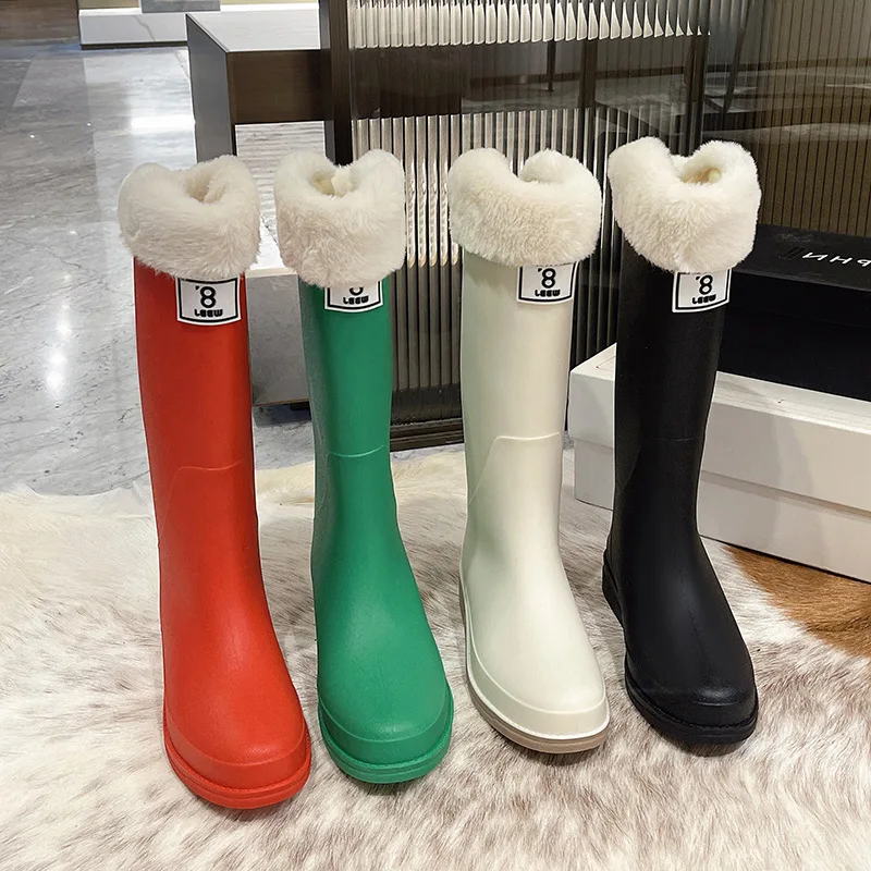 Fashionable High-Tube Women's Boots Rain Shoes Warmth Waterproof Anti-Slip Wear-Resistant Outdoor Autumn Winter Shoes
Fashionable High-Tube Women's Boots Rain Shoes Warmth Waterproof Anti-Slip Wear-Resistant Outdoor Autumn Winter Shoes