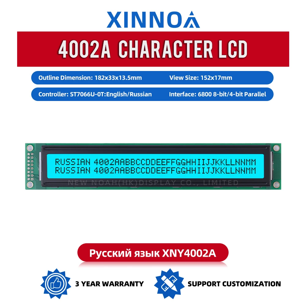 Русская ледяная голубая пленка, черные буквы, 4002A, модуль LCM, 2*40, 16 контактов, 182X33 мм, ST7066U, COB, монохромный экран, поддержка настройки
Русская ледяная голубая пленка, черные буквы, 4002A, модуль LCM, 2*40, 16 контактов, 182X33 мм, ST7066U, COB, монохромный экран, поддержка настройки