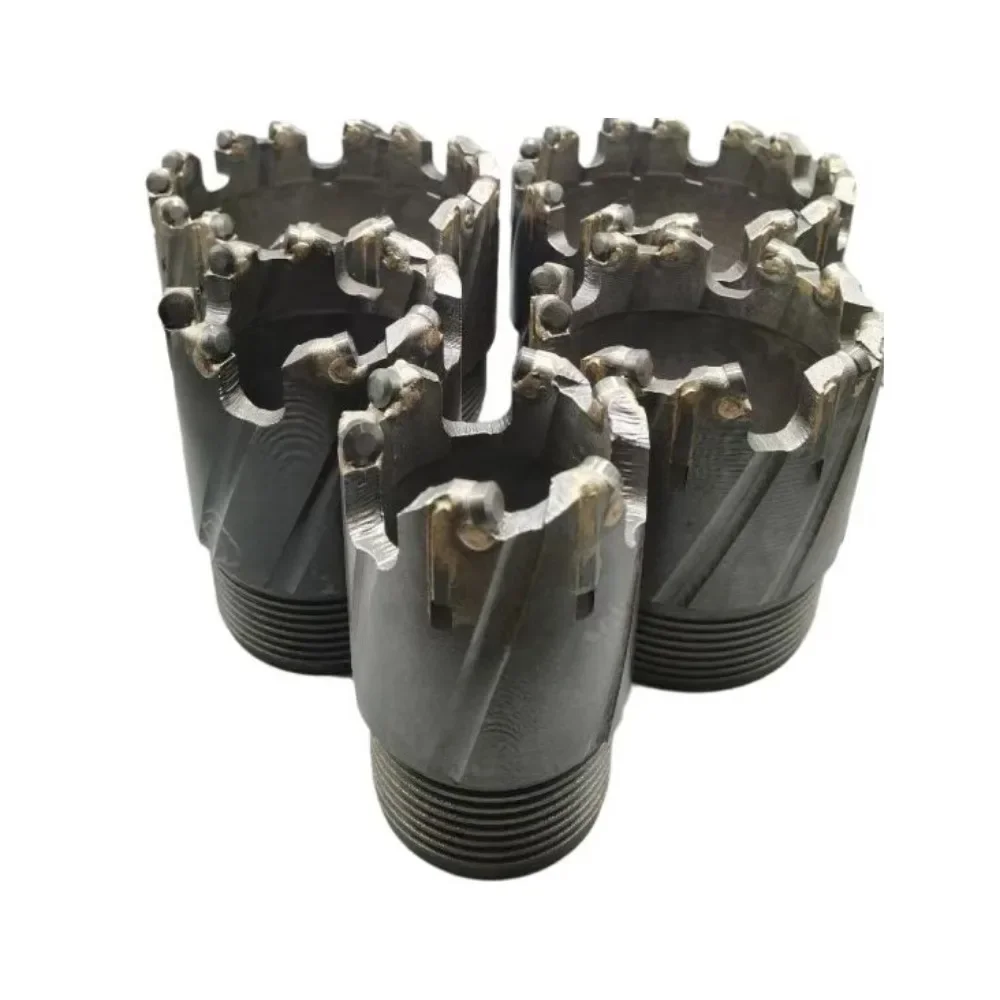 Alloy steel spiral composite diamond drilling geological exploration limestone drill bit
Alloy steel spiral composite diamond drilling geological exploration limestone drill bit