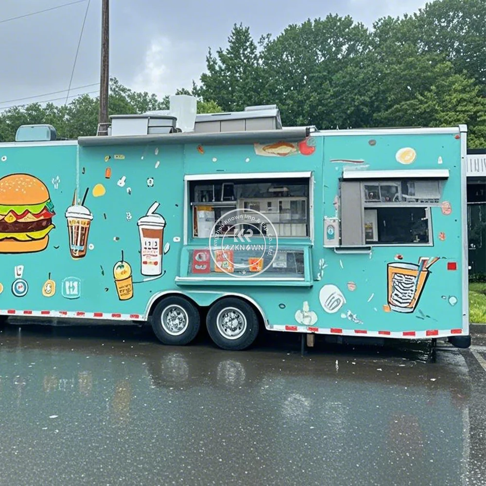 Fully Catering Equipped Food Truck Hot Dog Food Cart USA Customized Food Trailer With Full Restaurant Kitchen Equipment
Fully Catering Equipped Food Truck Hot Dog Food Cart USA Customized Food Trailer With Full Restaurant Kitchen Equipment