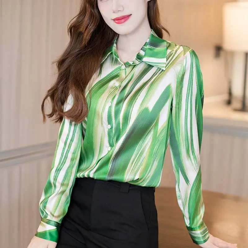 20241elegant Fashion Harajuku Slim Fit Female Clothes Casual All Match Tops Women Printed Button POLO Collar Long Sleeve Blusa
20241elegant Fashion Harajuku Slim Fit Female Clothes Casual All Match Tops Women Printed Button POLO Collar Long Sleeve Blusa