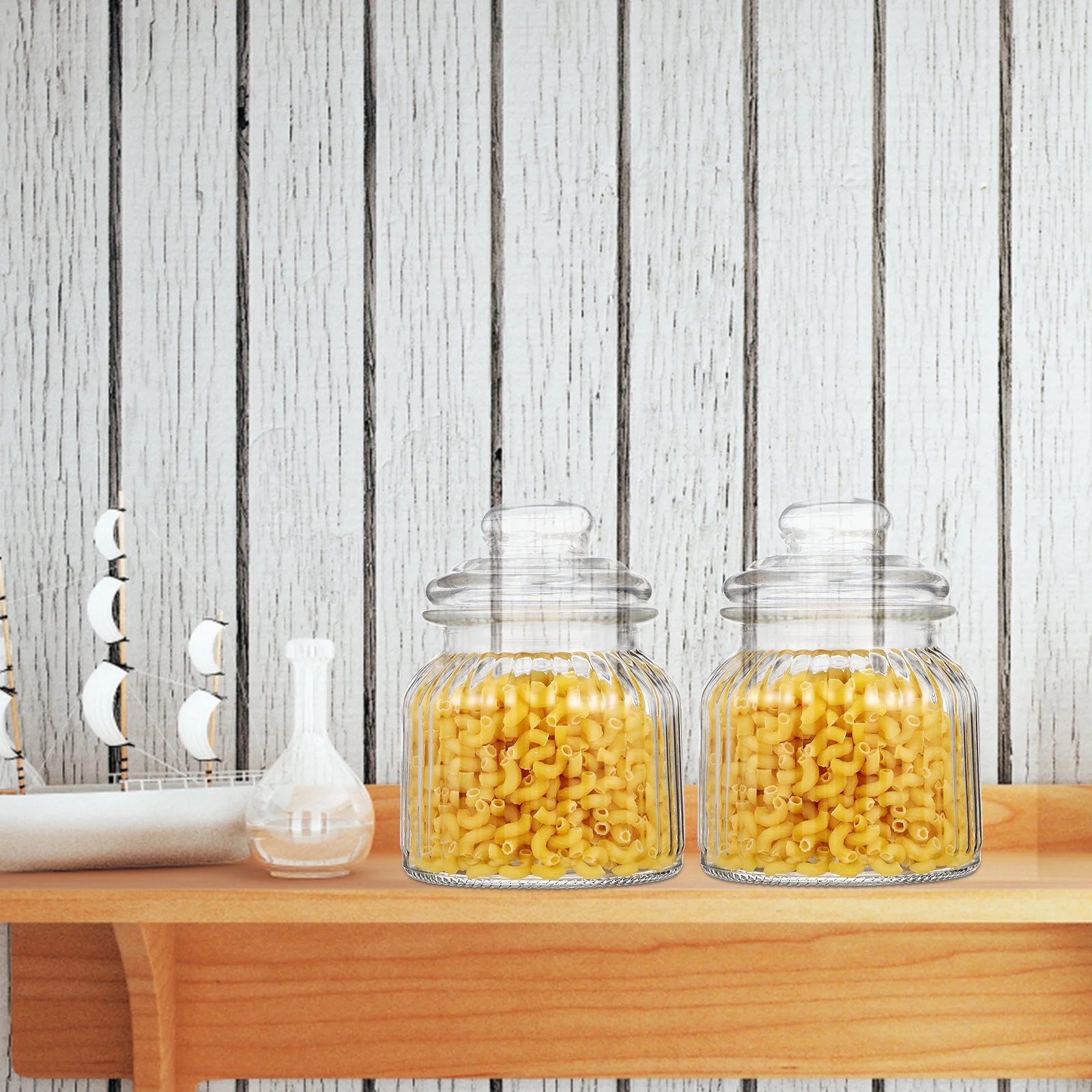 2Pcs Sealing Storage Jar Glass Airtight Container for Cookies Candies Spices Snacks Dry Fruits Kitchen Pantry Organization Jar
2Pcs Sealing Storage Jar Glass Airtight Container for Cookies Candies Spices Snacks Dry Fruits Kitchen Pantry Organization Jar