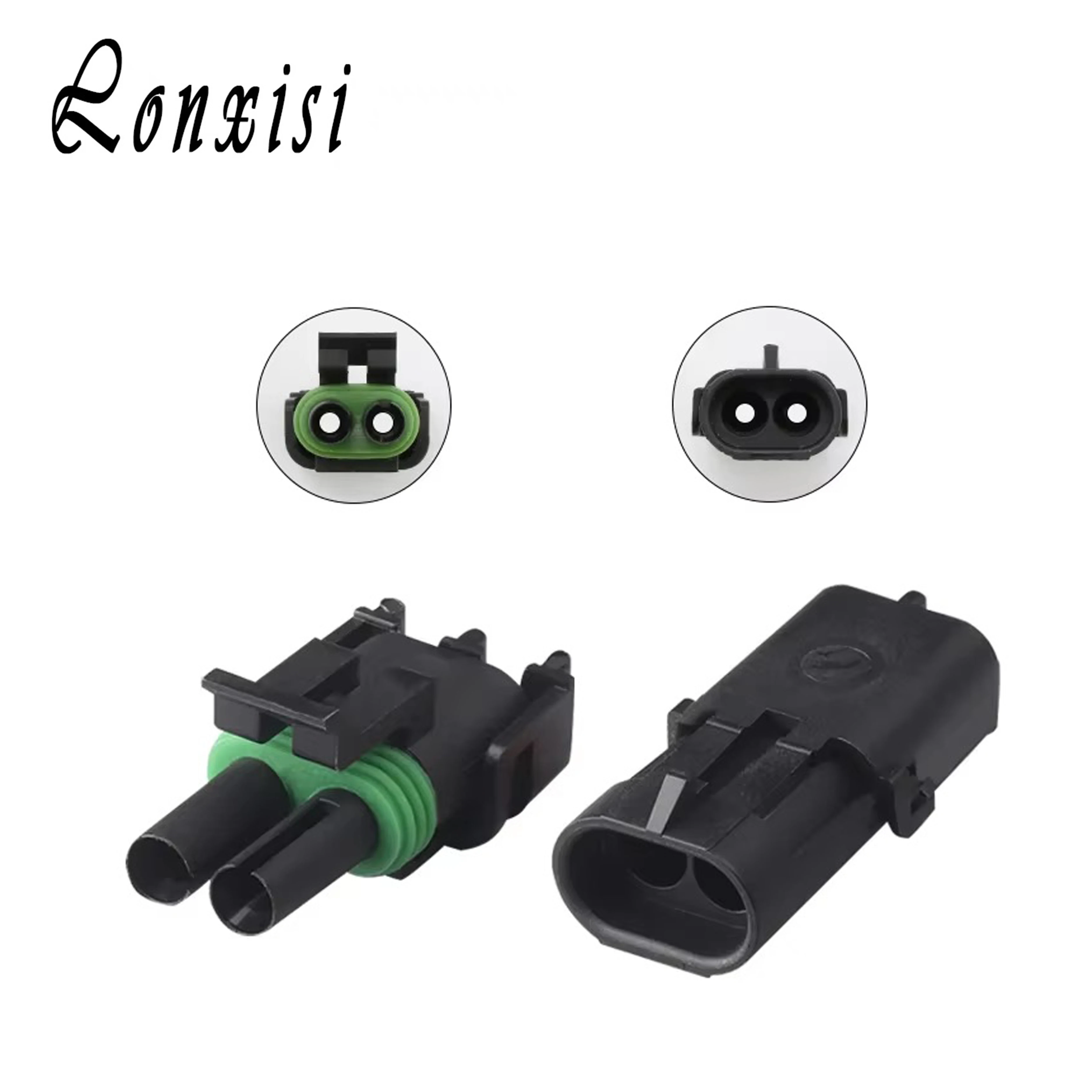 5/10/20 Sets 2 Pin Waterproof Electrical Connector Male Female Plug Motorcycle Delphi Injector Socket 12010973 12015792 For GM
5/10/20 Sets 2 Pin Waterproof Electrical Connector Male Female Plug Motorcycle Delphi Injector Socket 12010973 12015792 For GM