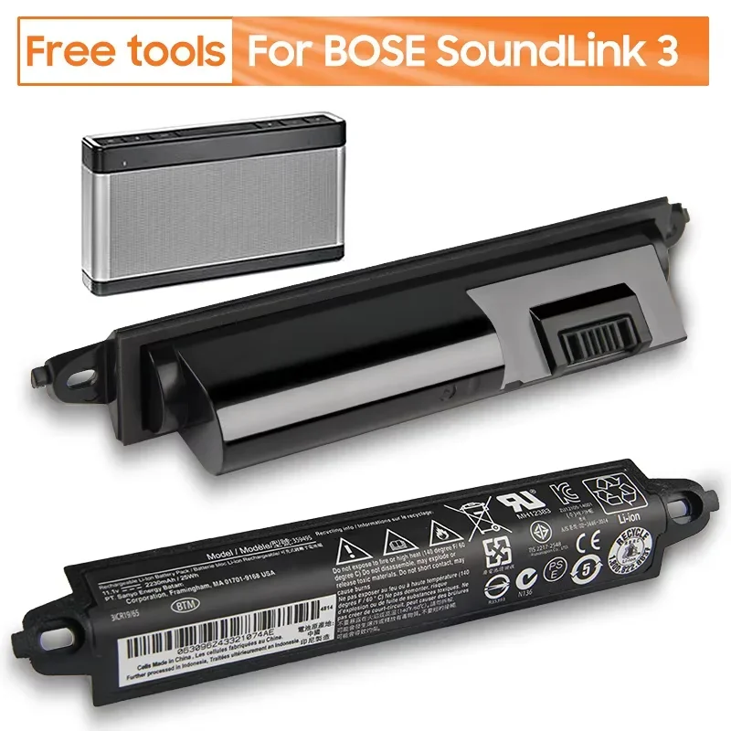 359495 330107 330105 330105 A 330107 A 359498 Сменный аккумулятор для Bluetooth-динамика BOSE Soundlink 1 2 3
359495 330107 330105 330105 A 330107 A 359498 Сменный аккумулятор для Bluetooth-динамика BOSE Soundlink 1 2 3
