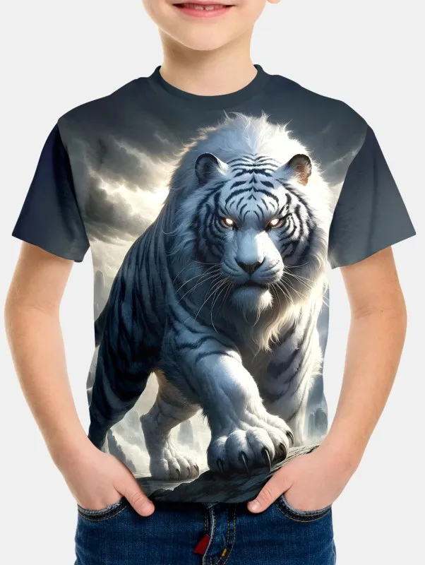 Футболка с 3D принтом Cool Tiger для мальчиков, детская одежда, детская одежда для мальчиков, топы, рубашки с короткими рукавами, 2024, футболки, детская футболка
Футболка с 3D принтом Cool Tiger для мальчиков, детская одежда, детская одежда для мальчиков, топы, рубашки с короткими рукавами, 2024, футболки, детская футболка