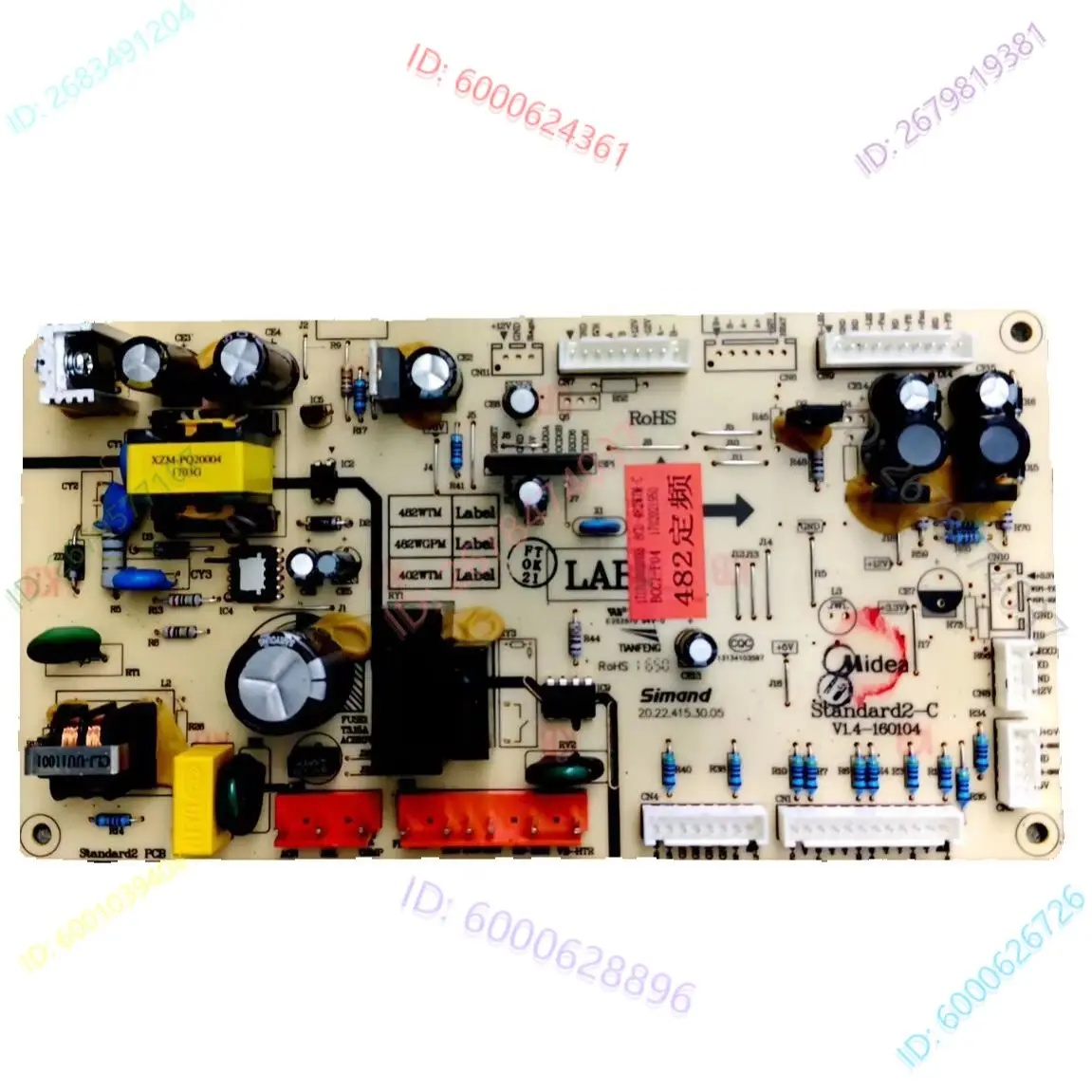 used for Midea Refrigerator Control Board BCD-482WTM-C 17131000000885 Circuit PCB BCD-482WTM Refrigerator Parts
used for Midea Refrigerator Control Board BCD-482WTM-C 17131000000885 Circuit PCB BCD-482WTM Refrigerator Parts