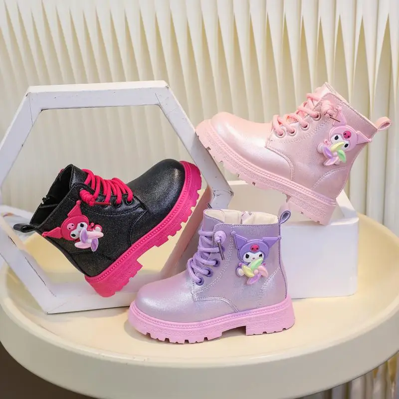 Sanrios Boots Boy Versatile Child Spring Autumn New Kawaii Cartoon Anime Figure Girl Anti-Slip Soft Bottom Leather Ankle Boots
Sanrios Boots Boy Versatile Child Spring Autumn New Kawaii Cartoon Anime Figure Girl Anti-Slip Soft Bottom Leather Ankle Boots