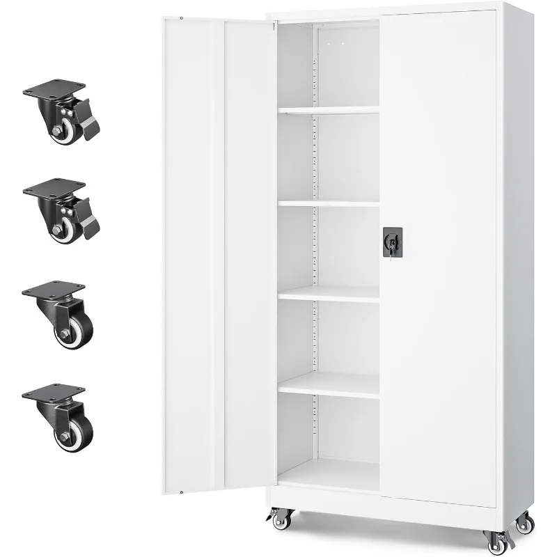 Metal Garage Storage Cabinets with Lock Door and Adjustable Shelves, Steel Tool Cabinets for Home,Office,Warehouse Organi
Metal Garage Storage Cabinets with Lock Door and Adjustable Shelves, Steel Tool Cabinets for Home,Office,Warehouse Organi