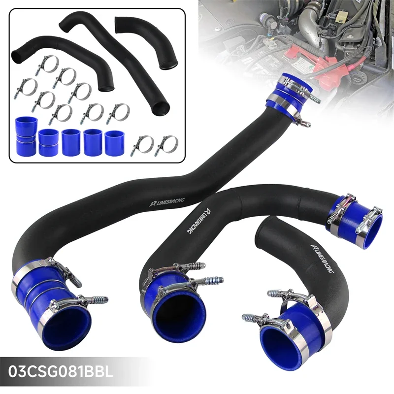 Cold Side Aluminum Intercooler Pipe&Boot Clamps Kit Hot For 08-10 Ford 6.4L Powerstroke Diesel V8 Turbo Engine Black/Blue/Red
Cold Side Aluminum Intercooler Pipe&Boot Clamps Kit Hot For 08-10 Ford 6.4L Powerstroke Diesel V8 Turbo Engine Black/Blue/Red