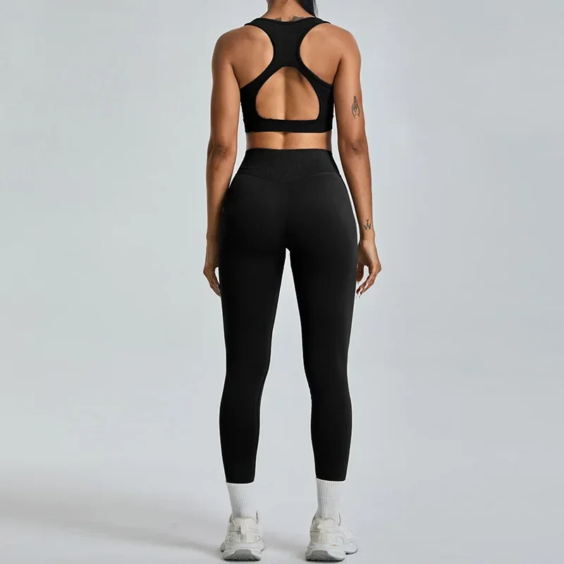 Back Hollowed Yoga Clothing Suit Women's New Seamless V Arc Peach Color Sweatpants Tight Slim Running Quick Dry Fitness Clothing
Back Hollowed Yoga Clothing Suit Women's New Seamless V Arc Peach Color Sweatpants Tight Slim Running Quick Dry Fitness Clothing