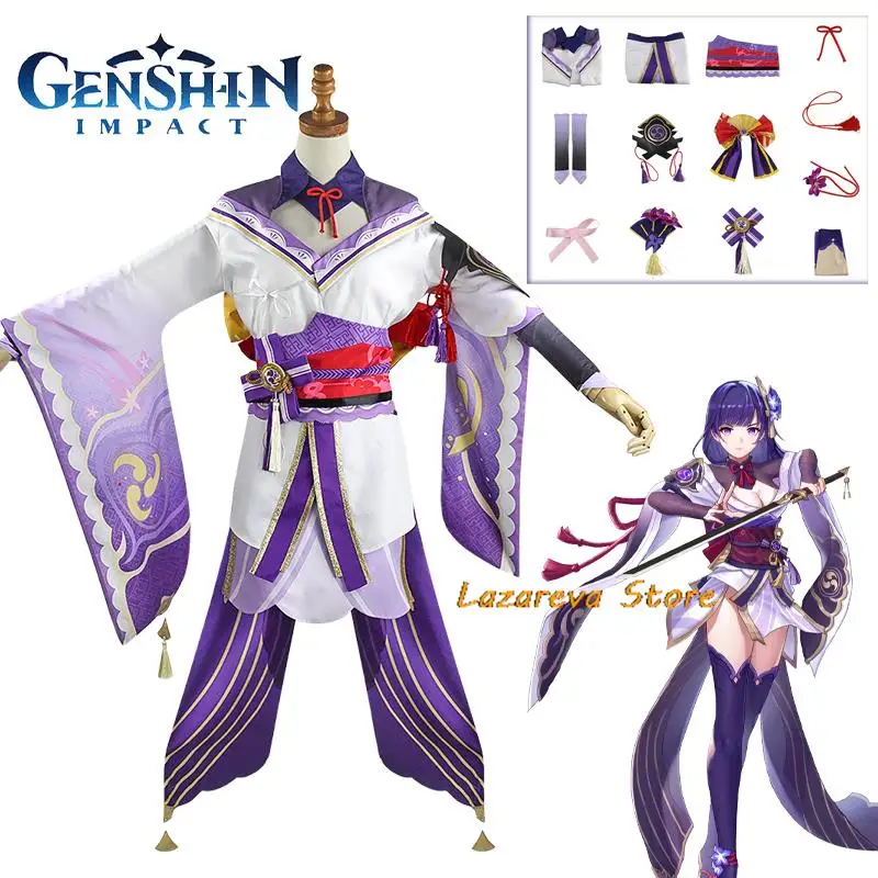 Raiden Shogun Косплей Genshin ударопрочный костюм Genshin Beelzebul девушка косплей парик женский сексуальный
Raiden Shogun Косплей Genshin ударопрочный костюм Genshin Beelzebul девушка косплей парик женский сексуальный