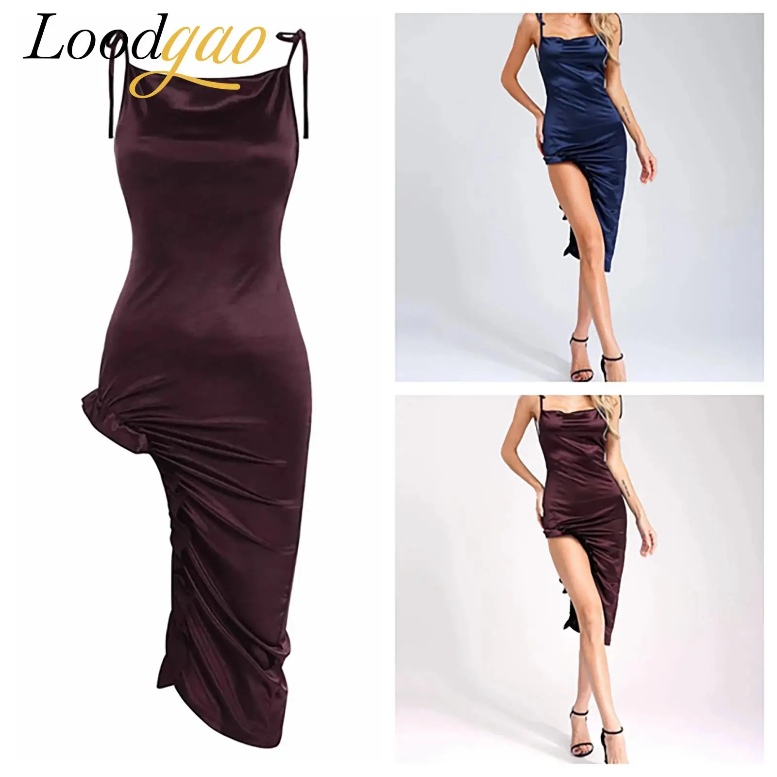 Sexy Camis Women Dress Backless Elegant Evening Party Vestido De Fiesta Prom Gown Self-tied Slim-fit Banquet Cocktail Dress
Sexy Camis Women Dress Backless Elegant Evening Party Vestido De Fiesta Prom Gown Self-tied Slim-fit Banquet Cocktail Dress