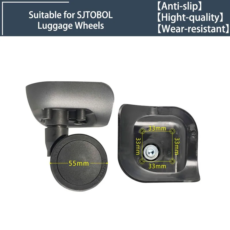 2/4 Wheels Universal Wheels for SJTOBOL T42 Swivel Wheels Luggage Accessories Replacement Trolley Parts for Suitcase
2/4 Wheels Universal Wheels for SJTOBOL T42 Swivel Wheels Luggage Accessories Replacement Trolley Parts for Suitcase