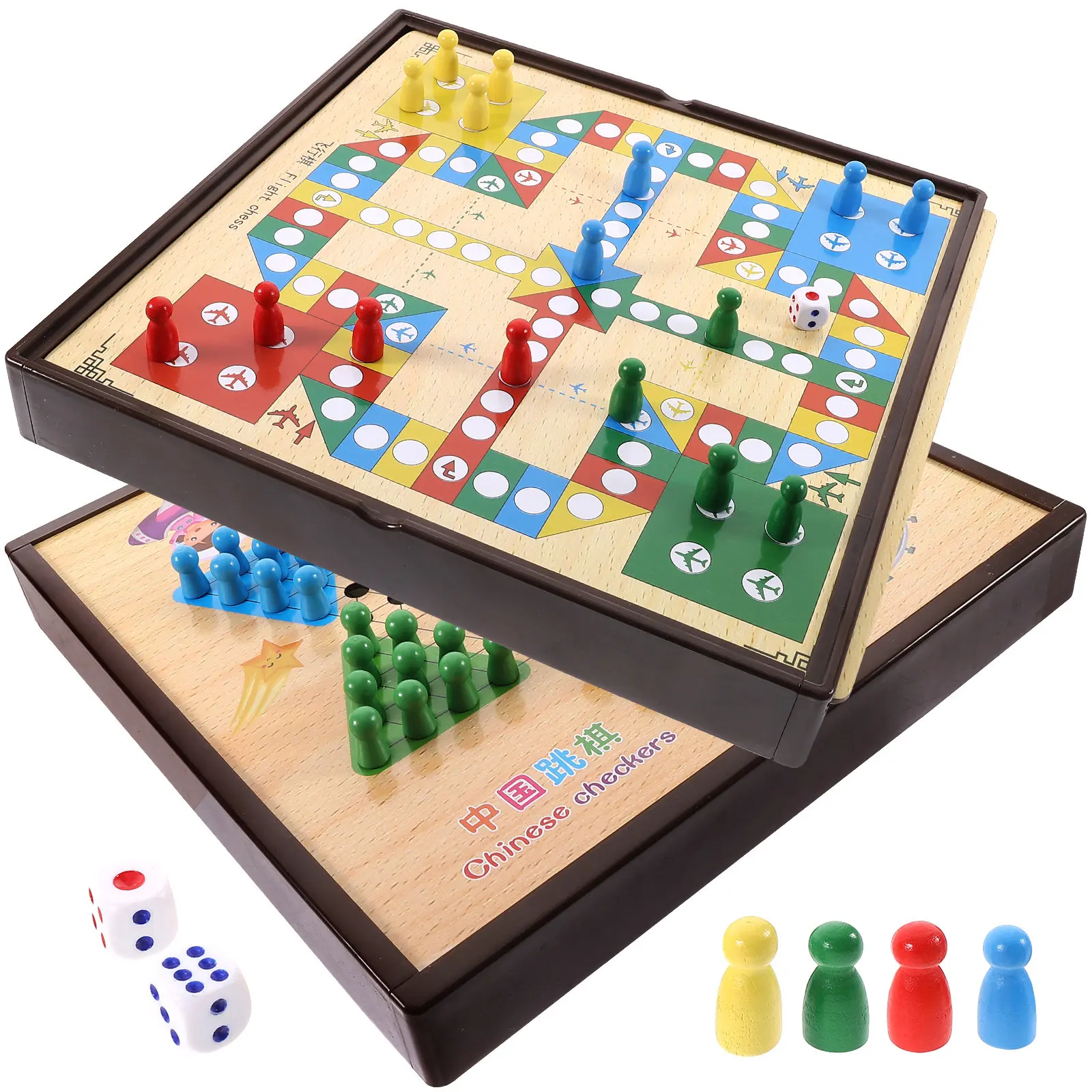 1Set Multifunctional Wooden Board Chess Educational Game Portable Table Chess for Kids Adults Early Learning Logic Development
1Set Multifunctional Wooden Board Chess Educational Game Portable Table Chess for Kids Adults Early Learning Logic Development