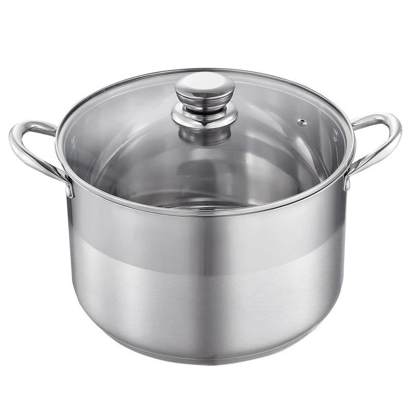 Stainless Steel Stock Pot, 12-Quart Stainless Steel Stockpot with Glass Lid, PFOA-Free, PFAS-Free, Compatible with Gas Stoves
Stainless Steel Stock Pot, 12-Quart Stainless Steel Stockpot with Glass Lid, PFOA-Free, PFAS-Free, Compatible with Gas Stoves