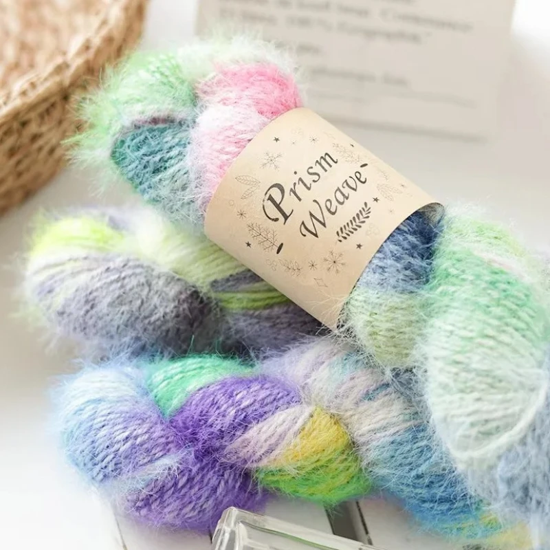 100g Hand Dyed Wool Blend Yarn, Gradient Knitted Yarn, Hand Woven DIY Scarf, Hat, Sweater Crochet Thread, Gift Wool Yarn, 190m
100g Hand Dyed Wool Blend Yarn, Gradient Knitted Yarn, Hand Woven DIY Scarf, Hat, Sweater Crochet Thread, Gift Wool Yarn, 190m