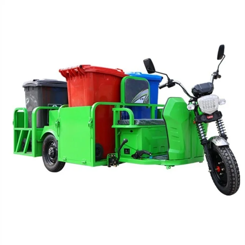 Double barrel stainless steel sanitation tricycle, cleaning car, residential property waste transfer
Double barrel stainless steel sanitation tricycle, cleaning car, residential property waste transfer