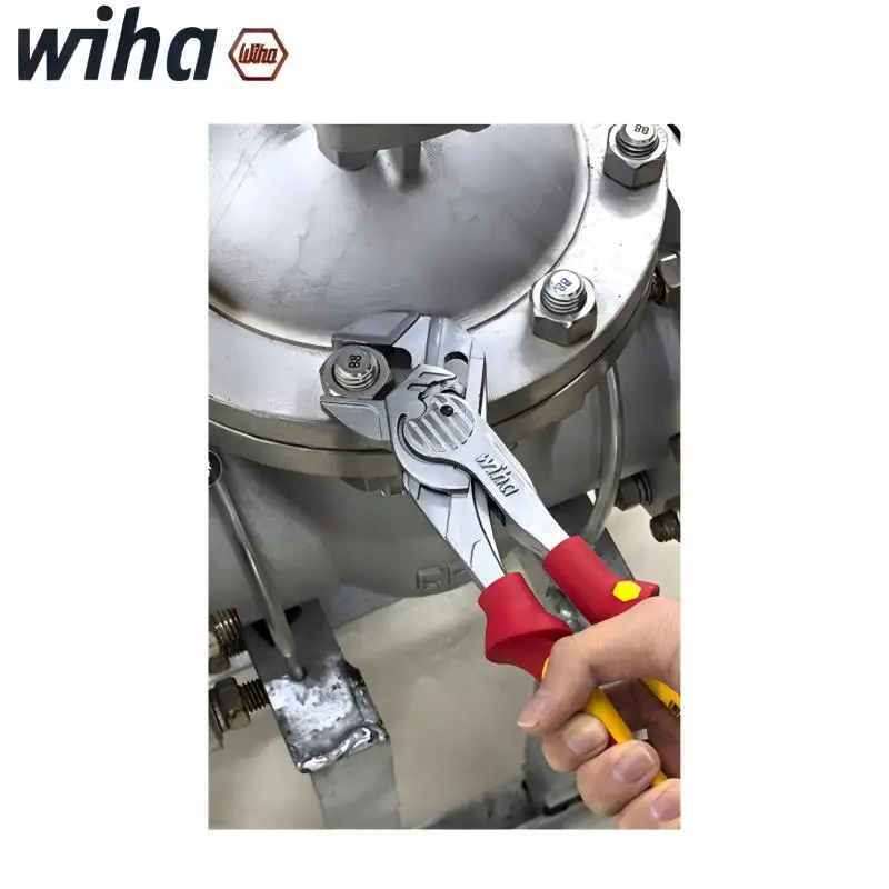 Wiha 44314 1000V VDE Insulated Pliers Wrench 250mm 10-inch Ratchet Function Electrician Safety Hand Tool
Wiha 44314 1000V VDE Insulated Pliers Wrench 250mm 10-inch Ratchet Function Electrician Safety Hand Tool