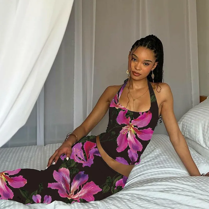Floral Print Dress U Neck Sleeveless Backless Long Maxi Dress Pink Floral Halter Neck Slim Fit Green Floral Tie Back Dress
Floral Print Dress U Neck Sleeveless Backless Long Maxi Dress Pink Floral Halter Neck Slim Fit Green Floral Tie Back Dress