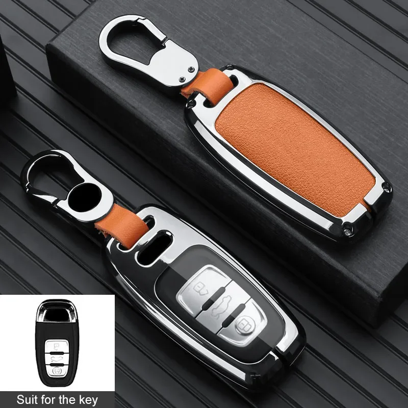 Zinc Alloy Leather for Audi A1 A3 A4 A5 A6 A7 A8 Quattro Q3 Q5 Q7 Remote Smart Auto Car Key Case Cover Fob Holder Accessories
Zinc Alloy Leather for Audi A1 A3 A4 A5 A6 A7 A8 Quattro Q3 Q5 Q7 Remote Smart Auto Car Key Case Cover Fob Holder Accessories
