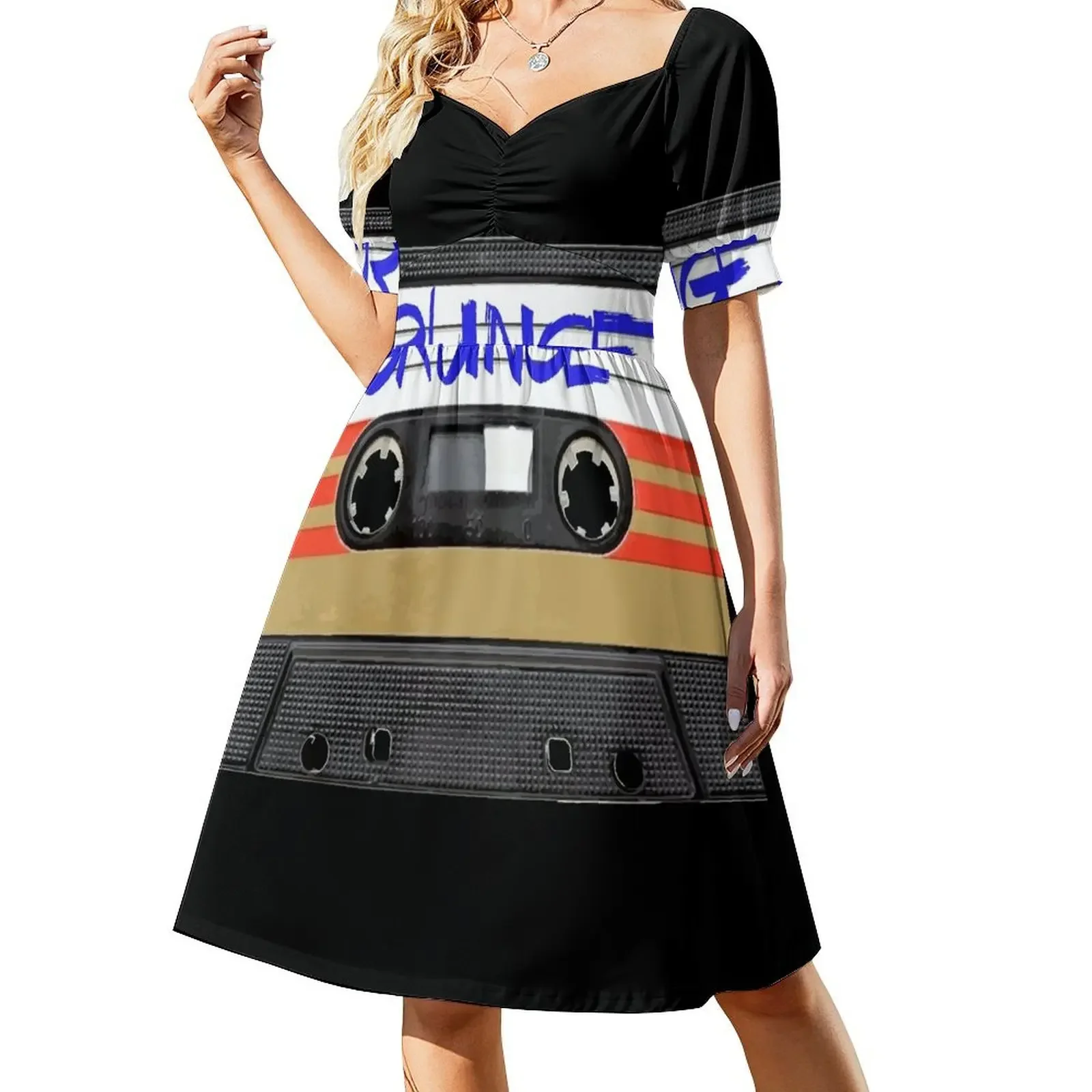 Grunge Music Short-Sleeved Dress beach dresses chic and elegant woman dress festival outfit women Dress
Grunge Music Short-Sleeved Dress beach dresses chic and elegant woman dress festival outfit women Dress