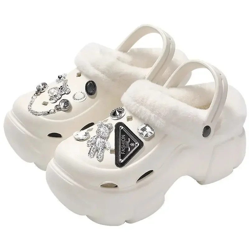 Women's Plush Slippers Winter Indoor and Outdoor Removable Warm Shoe Cover Inserts Replacement Fur Insoles Warm Cotton Slippers
Women's Plush Slippers Winter Indoor and Outdoor Removable Warm Shoe Cover Inserts Replacement Fur Insoles Warm Cotton Slippers