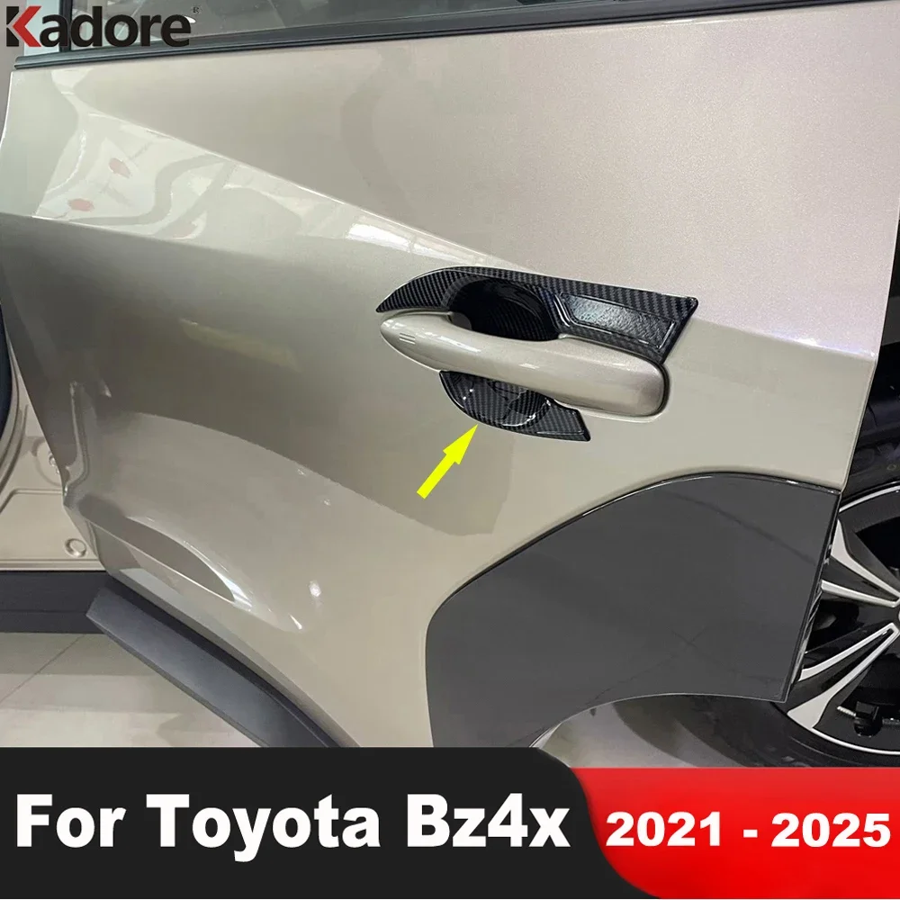 Door Handle Cover Trim For Toyota Bz4x 2021 2022 2023 2024 2025 Carbon Fiber Car Side Door Handles Bowl Cup Cap Accessories
Door Handle Cover Trim For Toyota Bz4x 2021 2022 2023 2024 2025 Carbon Fiber Car Side Door Handles Bowl Cup Cap Accessories