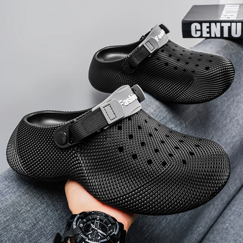 Summer Mens Sandals Outdoor Fashion Slippers Breathable Lightweight Man Beach Sandals Thick Sole Non Slip Casual Garden Shoes
Summer Mens Sandals Outdoor Fashion Slippers Breathable Lightweight Man Beach Sandals Thick Sole Non Slip Casual Garden Shoes
