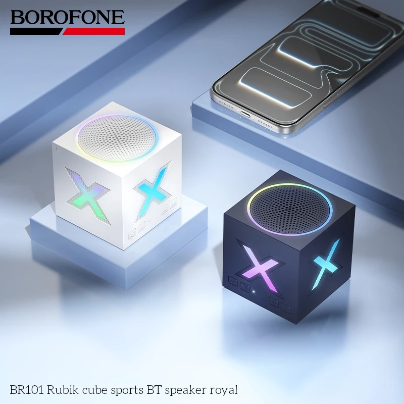 BOROFONE BR201 RGB Lightning Cube Sports Bluetooth Speaker Outdoor Mini Desktop Wireless Music Player Subwoofer TWS Pairing 5W
BOROFONE BR201 RGB Lightning Cube Sports Bluetooth Speaker Outdoor Mini Desktop Wireless Music Player Subwoofer TWS Pairing 5W