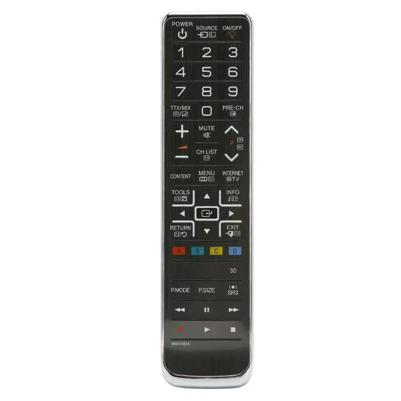 Сменный пульт дистанционного управления для телевизора ABS для PS63C7780 и UA40C7000
Сменный пульт дистанционного управления для телевизора ABS для PS63C7780 и UA40C7000