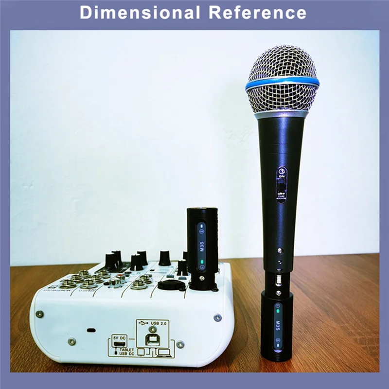 N84R Plug-On Microphone Wireless Microphone Transmitter Receiver 2.4Ghz Audio Mixer Dynamic PA System
N84R Plug-On Microphone Wireless Microphone Transmitter Receiver 2.4Ghz Audio Mixer Dynamic PA System